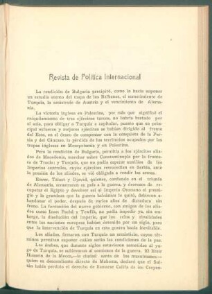 Revista de política internacional