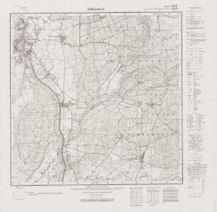 3046 (alte Nr.: 1552) Zehdenick, Meßtischblatt (4cm - Karte)