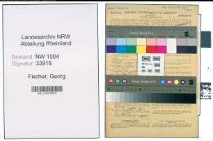 Entnazifizierung Georg Fischer , geb. 14.01.1902 (Postarbeiter)