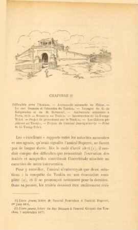 Chapitre II. Difficultés avec l'Annam. - ...