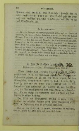 2. Das Fürstenthum Liechtenstein