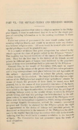 Part VII. The secular clergy and religious orders