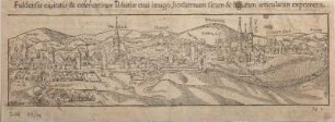 Fuldensis ciuitatis & celeberrimæ abbatiæ eius imago, hodiernum situm & figuram articulatim exprimens
