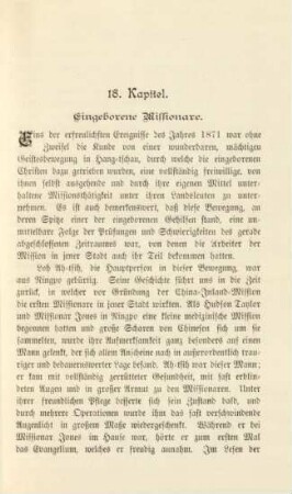 18. Kapitel. Eingeborene Missionare