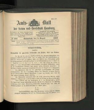 No. 194, 4. August 1917