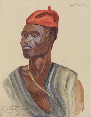Eingeborener aus dem Tschaudjo-Gebiet. Sokode. Togo