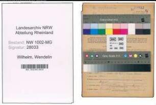 Entnazifizierung Wendelin Wilhelm , geb. 20.12.1909 (Autoelektriker)