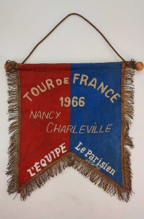 Wimpel / Tour de France 1966 / Nancy - Charleville