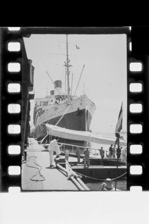 Cap Arcona (1927), Passagier- und Frachtschiff, Hamburg Südamerikanische Dampfschifffahrts-Gesellschaft A/S & Co KG (HSDG), Antwerpen, Bau-Nr. 476