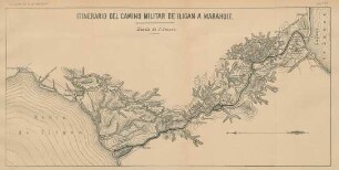 Itinerario del camino militar de Iligan a Marahuit