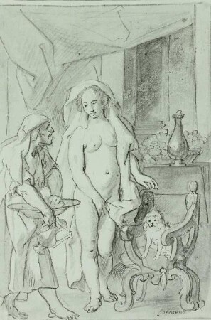 Die Toilette der Judith