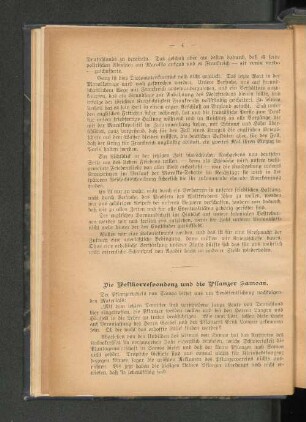 Die Weltkorrespondenz und die Pflanzer Samoas.