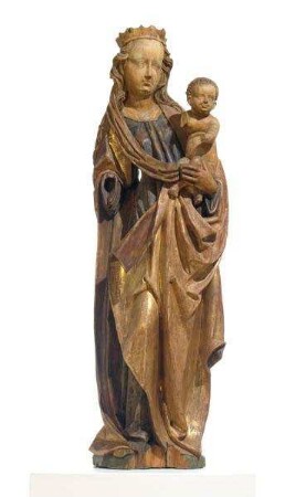 Stehende Maria mit Kind auf dem linken Arm
