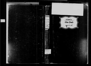 Bischweier, katholische Gemeinde: Heiratsbuch 1809-1869
