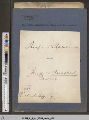 Arenshorst: Visitationsakten
