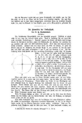 Die Geometrie der Volksschule : (Fortsetzung)