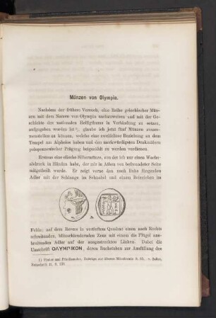 Münzen von Olympia