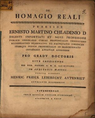 De homagio reali