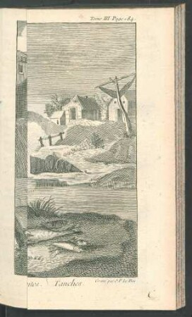 Tafel: La Pêche à la Saine.