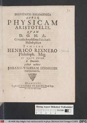 Disputatio Logica De Conversione Enunciationum Absolutarum