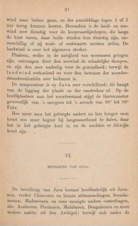 VI. Bevolking van Java