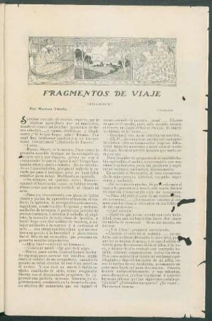 Fragmentos de viaje