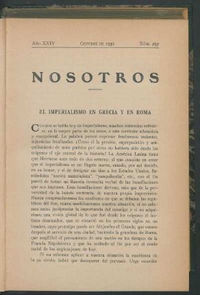 El imperialismo en Grecia y en Roma
