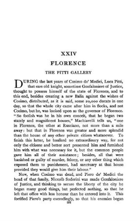 XXIV. Florence - The Pitti Gallery.