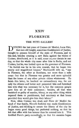 XXIV. Florence - The Pitti Gallery.