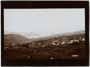 Abstieg v. dura n w. [wadi] afreng [afrendsch, afrendj] Blick n. N (Abfall des jud. Berglands)