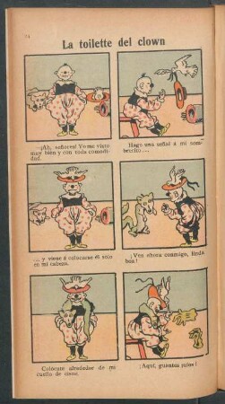 La toilette del clown - [Cómic]