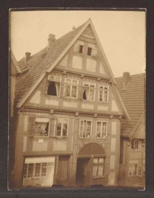Haus Kato Krumme Straße 40 um 1890. Detmold. Krumme Straße 40. Papierabzug