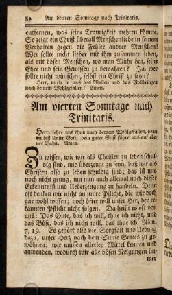 82-98, Am vierten Sonntage nach Trinitatis.