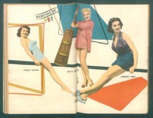 Peggie Castle, Betty Grable, Barbara Rush - [Ilustración] : Pebetas de PBT