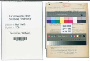 Entnazifizierung Wilhelm Schreiber , geb. 10.01.1905 (Betriebsleiter)