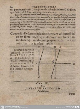 Caput III. De Linearum Rectarum Parrallelismo.