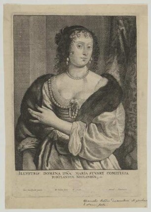 Bildnis der Maria Stvart, Countess of Portland and Neyland