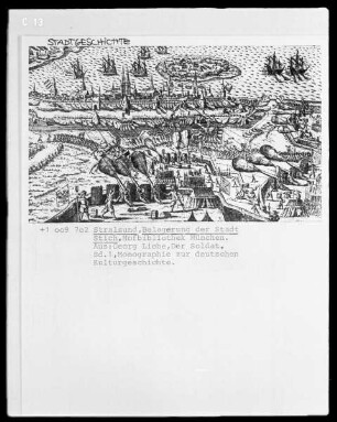 Stralsund: Plan der Belagerung von Stralsund von 1629