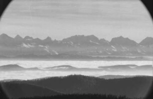 Feldberg: Alpenpanorama vom Feldberg, vom Säntis bis ...