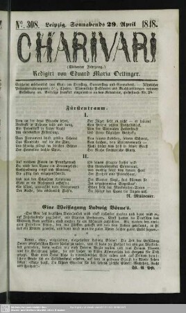 Eine Weissagung Ludwig Börne’s