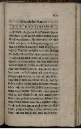 Zwanzigstes Kapitel. - Sechs und zwanzigstes Kapitel.