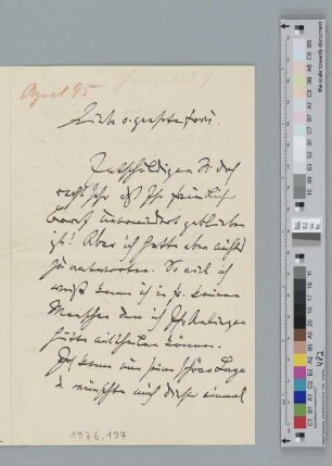 Brief an Marie Janssen