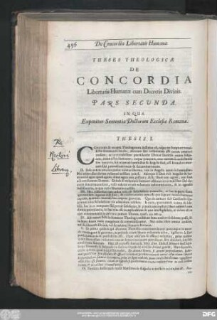 Pars Secunda. In Qua Exponitur Sententia Doctorum Ecclesiae Romanae.