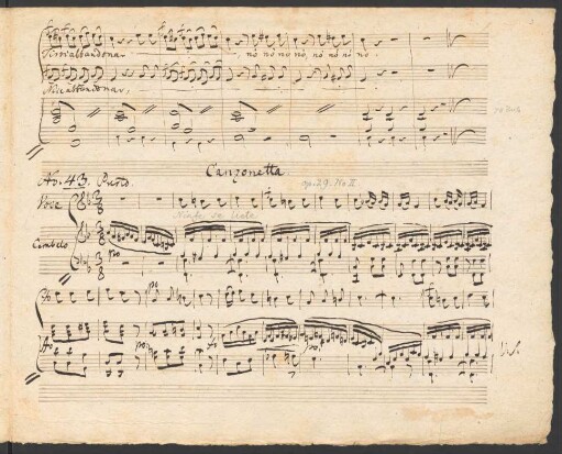 Ninfe se liete viver bramate; V, cemb; J 124; WeV L.30?a; op. 29/2