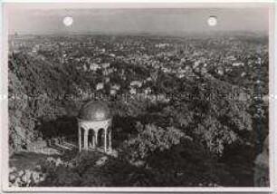 Wiesbaden, Blick vom Neroberg auf die Stadt