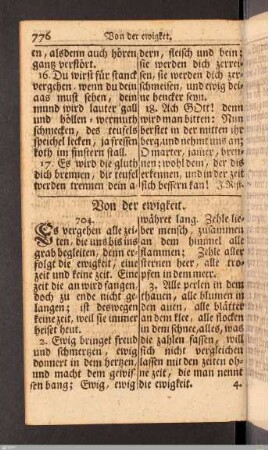 Von der ewigkeit.