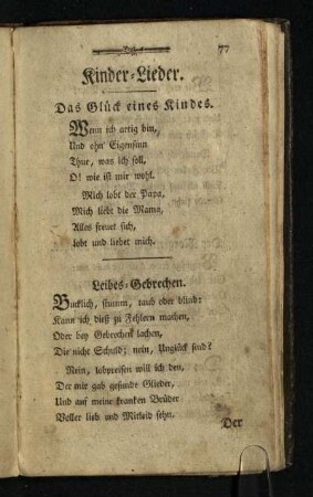 Kinder-Lieder