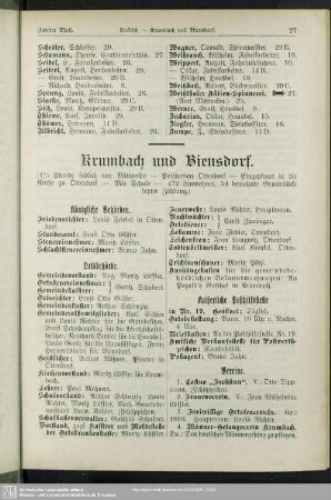 Krumbach und Biensdorf