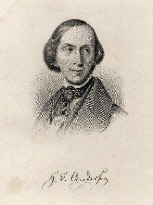 Bildnis von Hans Christian Andersen (1805-1875)