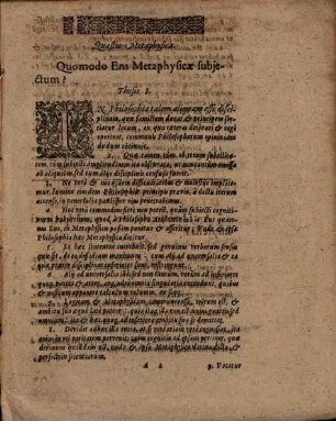 Disputatio Philosophica, Qvaestionibus Miscellaneis collecta & thesibus breviter conclusa